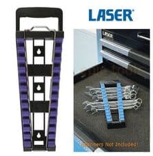 LASER Shark Tooth/Teeth 12 Spanner Wrench Tool Wall Storage Rack Rail Tray, 6208