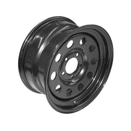 LR DEFENDER / DISCOVERY - BLACK MODULAR STEEL 16x7 WHEEL