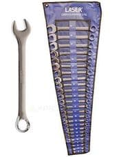 NEW LASER 25 Piece Metric Combination Open-End Spanner/Wrench Set 6mm-32mm 6396