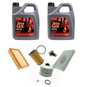 RANGE ROVER SPORT 2.7 TDV6 SERVICE FILTER KIT INCLUDING OIL (2007 ONWARDS)