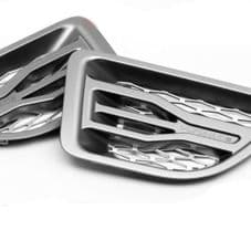 Range Rover Sport 2005>09 - HAWKE Side Vents Grey with Silver Mesh