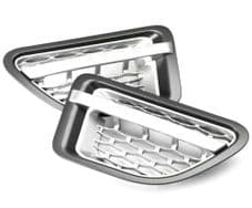 Range Rover Sport 2005>10 HAWKE Autobiography Side Vents Grey & Silver Mesh/Bar