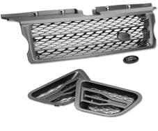 Range Rover Sport 2005-2010 Grey Silver Styling Bundle Grille Vents HAWKE BRAND