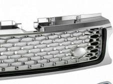 Range Rover Sport 2009>13 - 2010 AB Style Front Grille Chrome + Silver Mesh