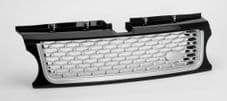 Range Rover Sport 2009 - 2013, 2010 AB Style Front Black with Silver Mesh & Trim