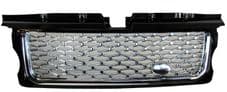 Range Rover Sport 2009 - 2013 2010 AB Style Front Grille Black with Chrome Mesh