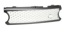 Range Rover Vogue L322 2006>09 Grille SE Design Pack Autobiography Grey Frame / Silver mesh