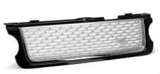 Range Rover Vogue L322 2010>12 Grille SE Design Autobiography Black Frame,Silver mesh,Chrome trim