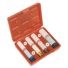 SEALEY Alloy Wheel Nut Impact Socket Set 17-27mm 1/2 Drive