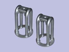 SINGLE SHOCK TURRETS - HEAVY DUTY - STANDARD HEIGHT