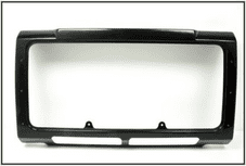 TF276 LAND ROVER DEFENDER AIR CON FRONT GRILL SURROUND GLOSS BLACK
