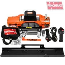WINCHMAX 13,500LB (6,123KG) ‘SL SERIES’ ORIGINAL ORANGE 12V WINCH, 24M X 9.5MM STEEL ROPE, MOUNTING