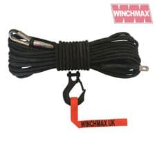 WINCHMAX ARMOURLINE SYNTHETIC ROPE 25M X 10MM, SCREW FIX. 3/8 INCH TACTICAL HOOK.