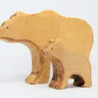 Eric & Albert, Large Wooden Brown Bear