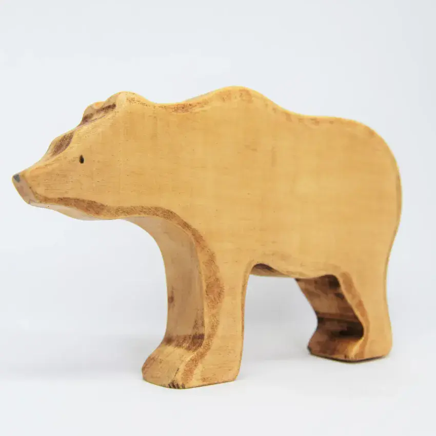 Eric & Albert, Large Wooden Brown Bear
