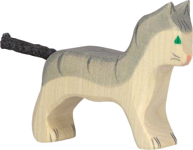 Holztiger Cat, Small, Grey