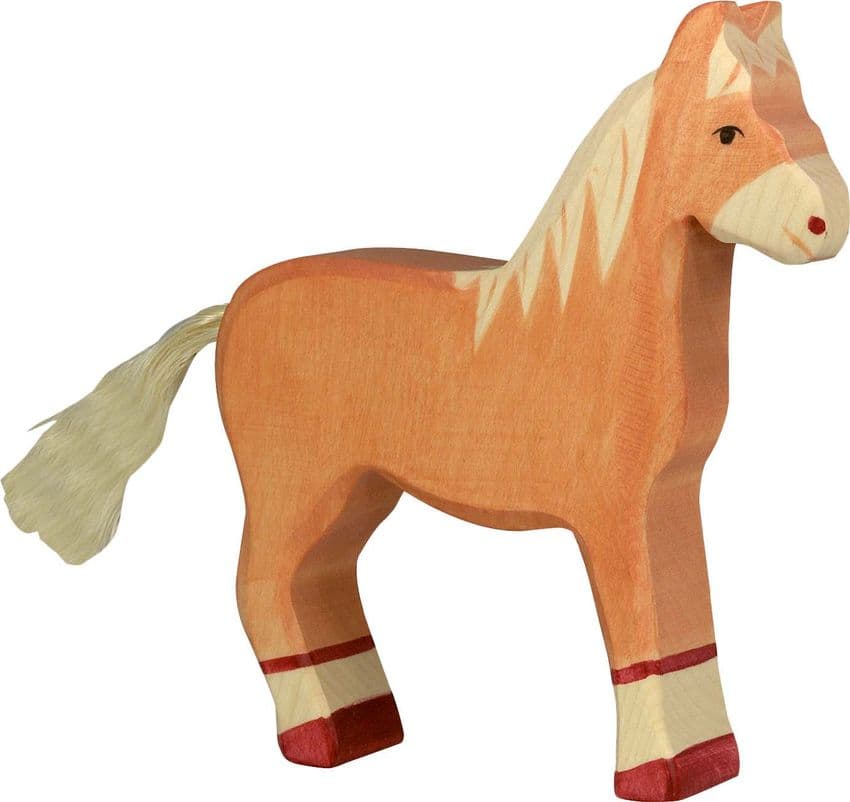 Holztiger Horse, Standing, Light Brown
