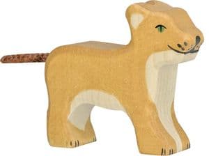 Holztiger Lion Cub, Standing
