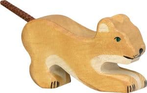Holztiger Lion, Small Playing