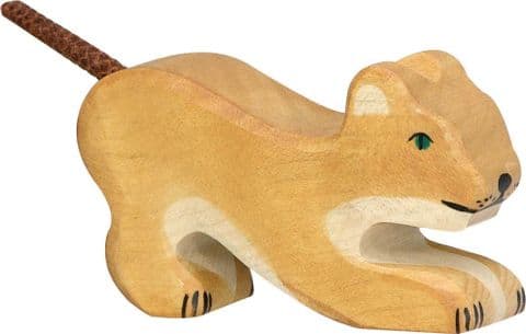 Holztiger Lion, Small Playing