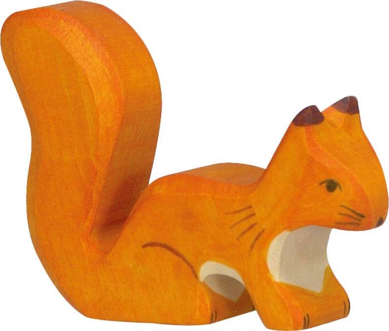 Holztiger Squirrel, Standing, Orange