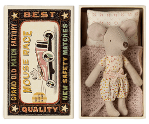 Maileg, 2024 Little sister mouse in matchbox