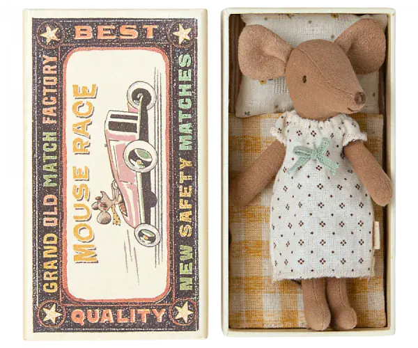 Maileg, Big sister mouse in matchbox