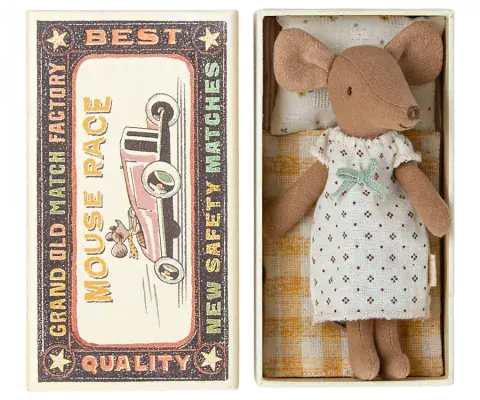 Maileg, Big sister mouse in matchbox