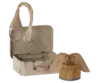 Maileg, Fairy clothes in suitcase, Little sister mouse
