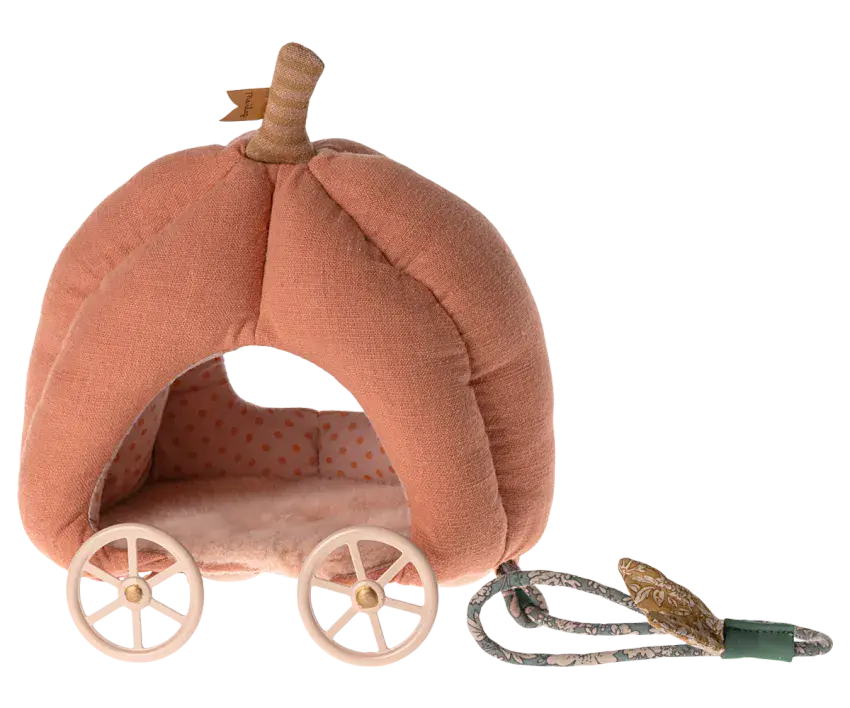 Maileg, Pumpkin carriage, Mouse