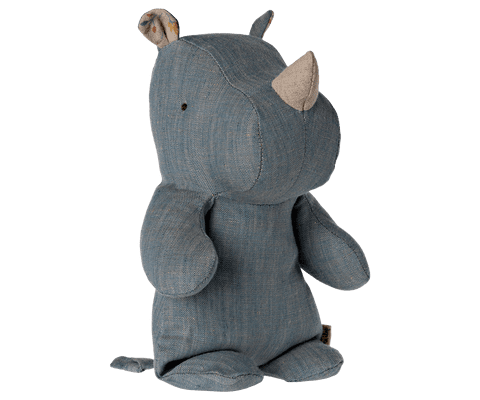 Maileg, Safari friends, Small rhino - Blue/Sand
