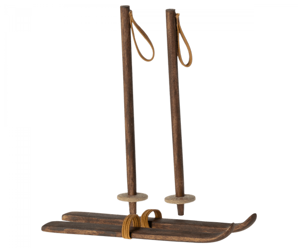 Maileg, Ski and ski poles, Big sister & Big brother