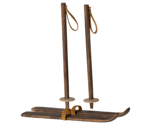 Maileg, Ski and ski poles, Big sister & Big brother