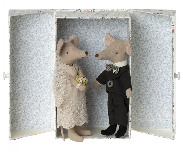 Maileg, Wedding Mice Couple in Box