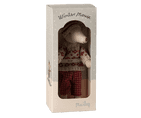 Maileg, Winter mouse with ski set, Mum - Red