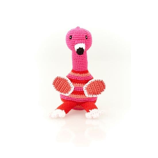 Pebble, Flamingo Rattle
