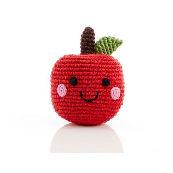 Pebble, Friendly fruit rattle , apple