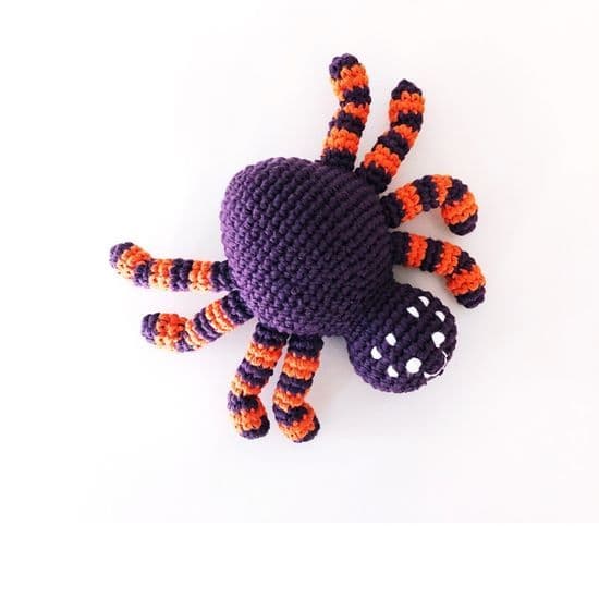 Pebble, Spider Rattle, Purple
