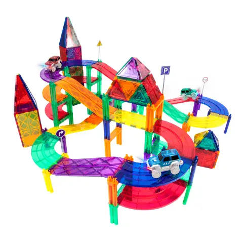 Picasso Tiles, 128 Piece Racetrack