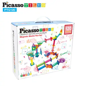 Picasso Tiles, Magnetic Marble Run Track 120pc