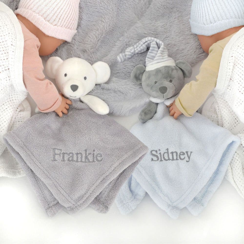 Personalised Twins Comforters Set Of Two