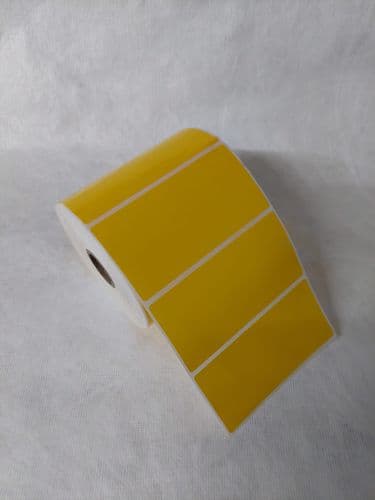 Adhesive Parts Labels 1000 per roll (small printer) Yellow