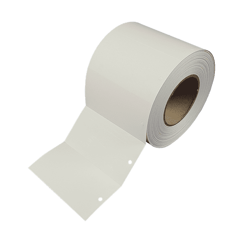 Large Label Carriers (Punched hole) 1000 per roll