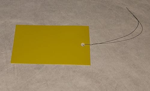 Manual Wire Strung Parts Tags 10.5 cm x 6.3 cm - 1K per pack