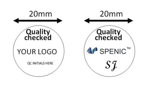 Quality Control Labels - Bespoke - Full Colour Print