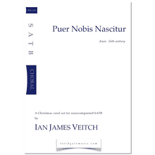 Puer Nobis Nascitur (SATB) Iain James Veitch