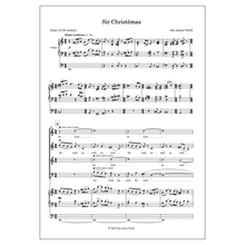 Sir Christèmas  (SATB & Organ) Iain James Veitch MULTI-COPY DIGITAL EDITION
