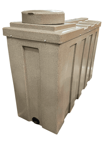 1000 Litre Insulated Water Tank - Sandstone