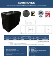 1000 Litre Water Tank V1 - Non-potable