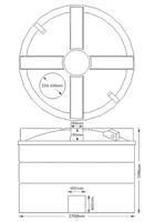 10000 Litre Underground Water Tank - Potable